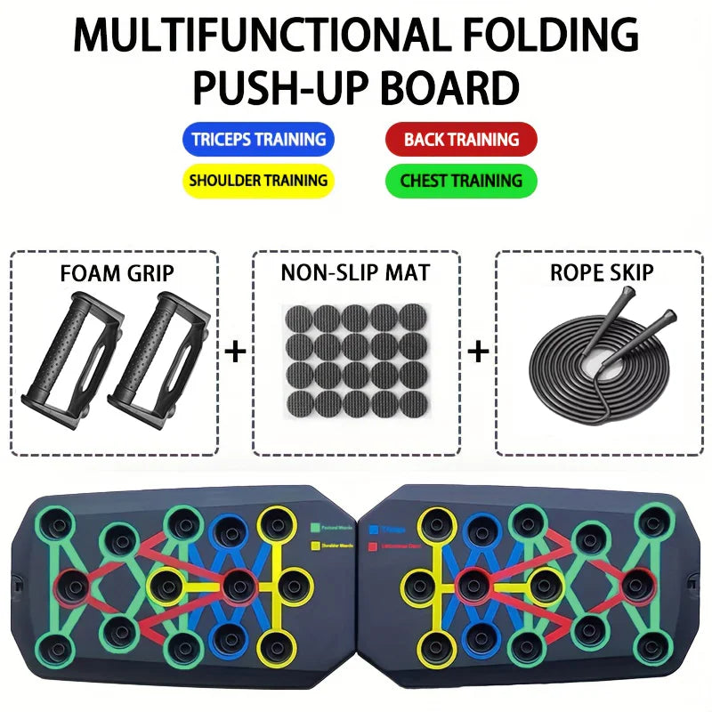 Portable Push-Up Board Set – Full Body Fitness Training