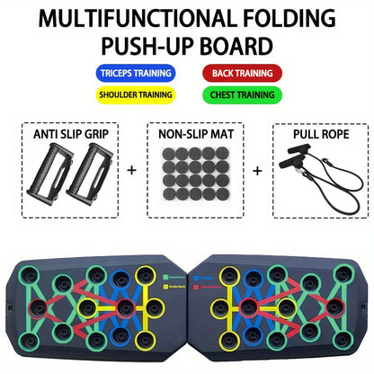 Portable Push-Up Board Set – Full Body Fitness Training